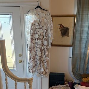 Elliatt White Floral Lace Dress